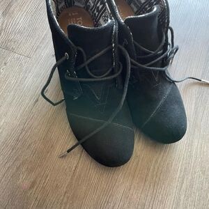 Toms Black Ankle Boots